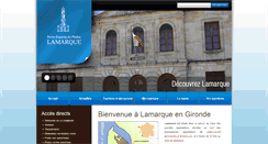 Desktop Screenshot of lamarque-gironde.fr